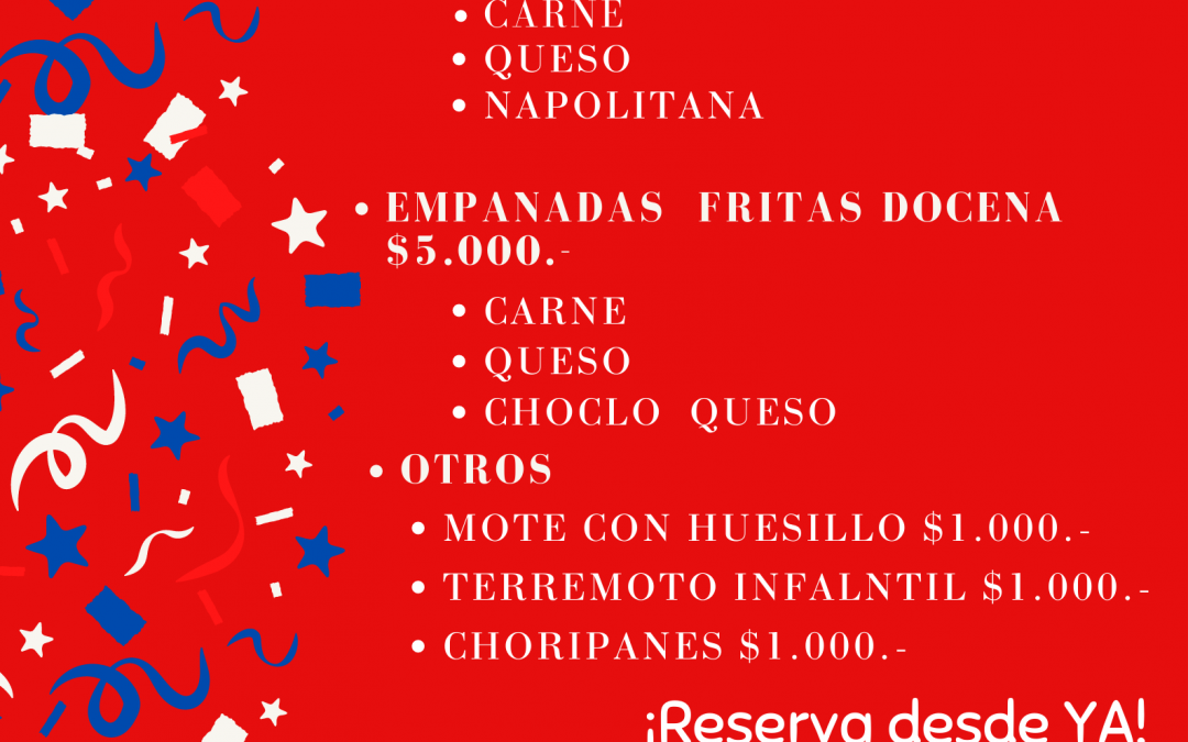 Catálogo Fiestas Patrias Casino Break Express